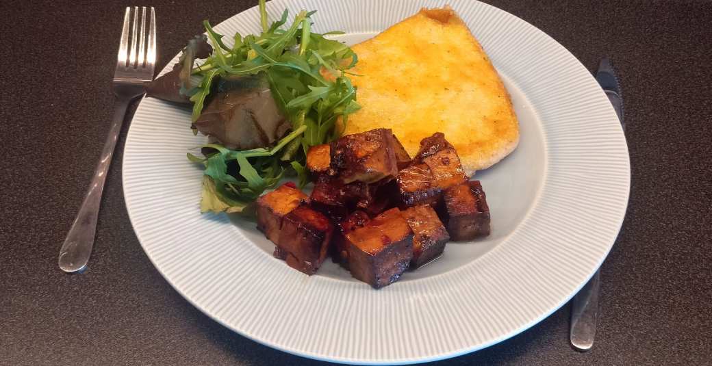 Marinerad tofu i ugn