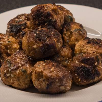 Asiatiska kycklingköttbullar